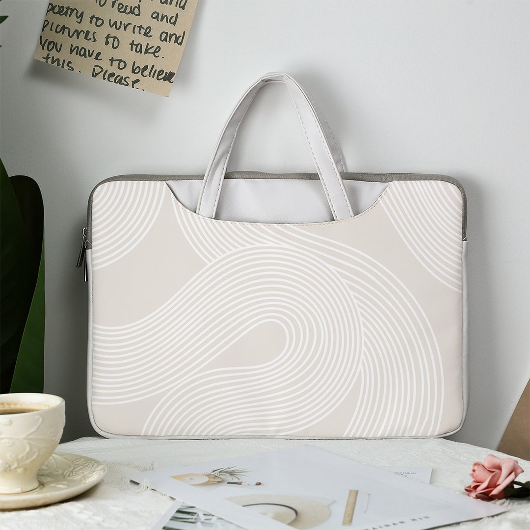 Line Simple Laptop Bag Waterproof Travel Laptop Bag MacBook Air 13 iPad