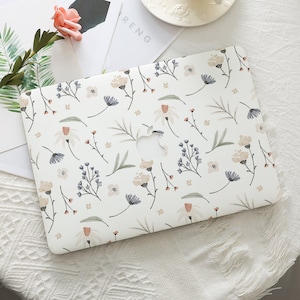 Spring Plant Flowers Leaf Macbook Hard Protective Case Laptop Cover for 2025 Air 15/13/11 Inch A3240 Mac Pro 13/14/15/16 2024 M4 M3 M2 M1
