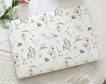 Spring Plant Flowers Leaf Macbook Hard Protective Case Laptop Cover for 2025 Air 15/13/11 Inch A3240 Mac Pro 13/14/15/16 2024 M4 M3 M2 M1