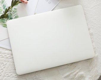 White Solid Color Macbook Hard Protective Case Laptop Cover for 2026 Neo 13 Air 15/13/11 A3448 A3449 Mac Pro 16/14 Inch A3434 M5 M4 M3 M2 M1