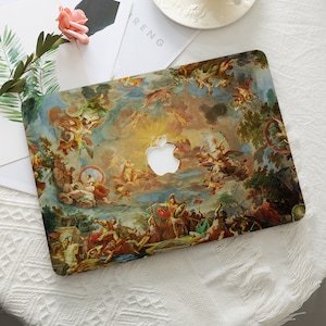 Renaissance Oil Painting Art Macbook Hard Protective Case Laptop Cover for 2026 Neo 13 Air 15/13/11 Mac Pro 16/15/14/13 inch M5 M4 M3 M2 M1