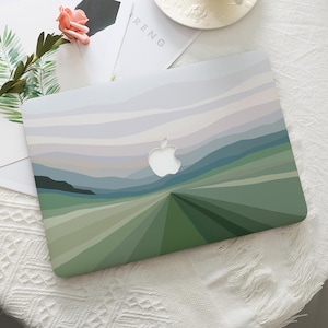 Modern Abstract Artwork Macbook Case Mac Laptop Cover for 2025 M4 Air 15/13/11 Macbook Pro 16/15/14/13 Mac 12 Inch 2022 2023 2024 M1 M2 M3