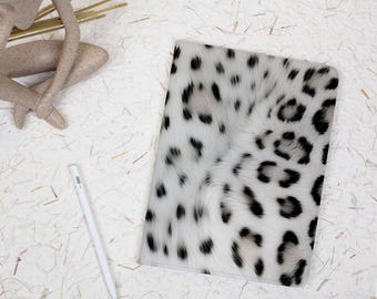 Leopard Fur Print iPad Case with Pencil Holder, Cover for iPad A16, 10th Gen, Air 4/5/6 9.7 11 13 M4, Pro 12.9, Mini 5/6/7 A17Pro