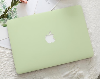 Lime Cream Solid Color Macbook Hard Protective Case Laptop Cover for 2026 Neo Air 15/13 A3448 A3449 Mac Pro 16/14 Inch A3434 M5 M4 M3 M2 M1