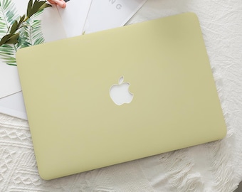 Lemongrass Green Solid Color Macbook Protective Hard Case Laptop Cover for 2026 Neo 13 M5 Air 15/13/11 Mac Pro 16/14 inch A3434 M4 M3 M2 M1