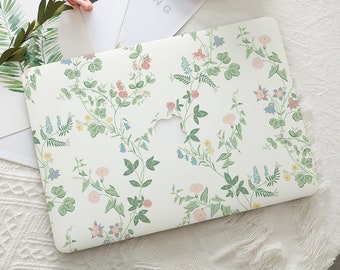 Flower Leaf Plant Hard Protective Macbook Case Laptop Cover For Mac 16 12 13 Inch For Macbook Air 11/13 Pro 13/14/15/16  2018 2022 2023 M2