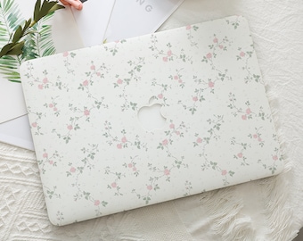 Funda protectora rígida minimalista con flores para Macbook, funda para portátil para Mac 16 12 13 pulgadas para Macbook Air 15/13 Pro 13/14/15/16 2022 2023 M2 A2941