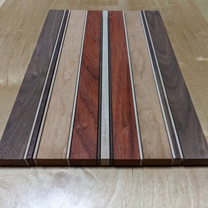 18# 13/16" CUTTING BOARD KIT - Walnut, Purple Heart, & Padauk - Free Shipping!