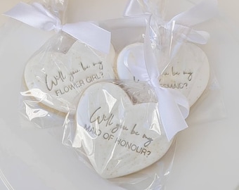 Bridesmaid/Godparent Proposal Cookies