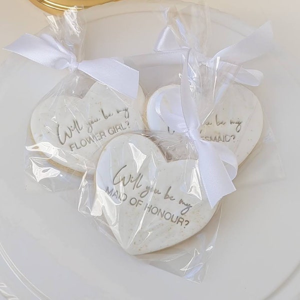 Bridesmaid/Godparent Proposal Cookies