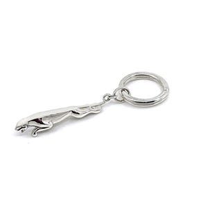 Silver Jaguar Keychain - Etsy