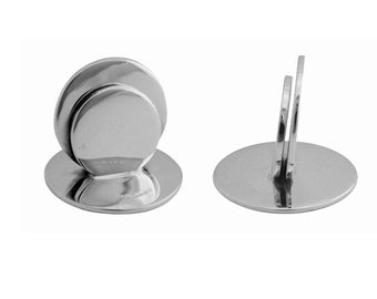 Plain Place Card/Menu Holder 925 Sterling Silver English Hallmarks