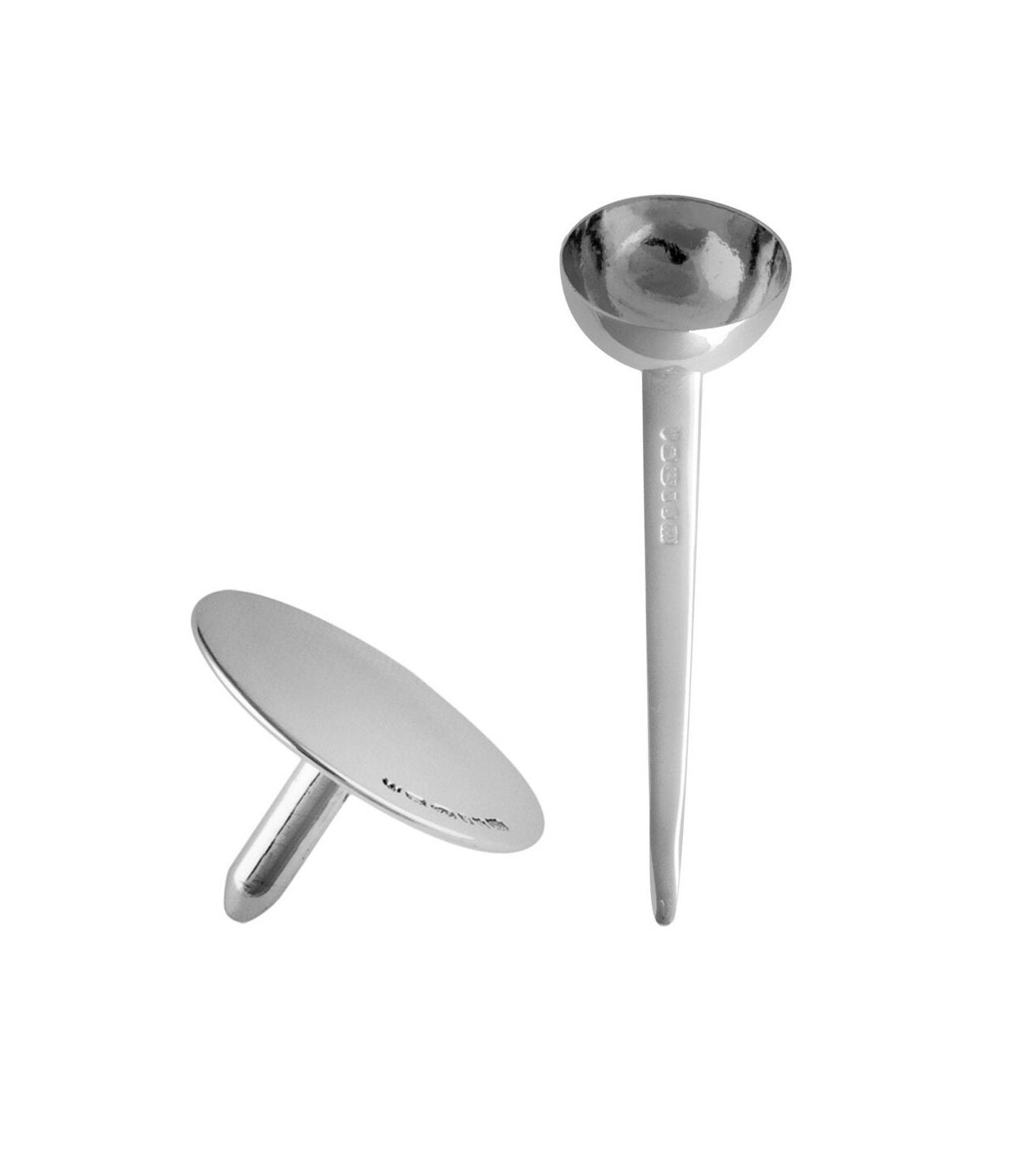 Set di tee e segnapunti da golf in argento sterling 925 con punzoni inglesi di JewelAriDesigns