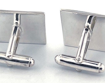 Gemelli Bulgari quadrati in argento sterling 925 Gemelli Bulgari quadrati in argento sterling 925