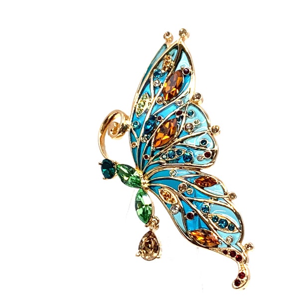 BROCHE Papillon Art Nouveau