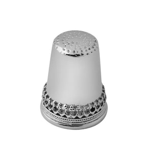 Plain Thimble Victorian Style 925 Sterling Silver English Hallmarks By JewelAriDesigns