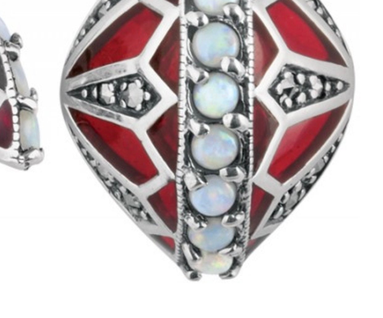 Elegant Earrings Elizabethan Style 925 Sterling Silver English Etsy