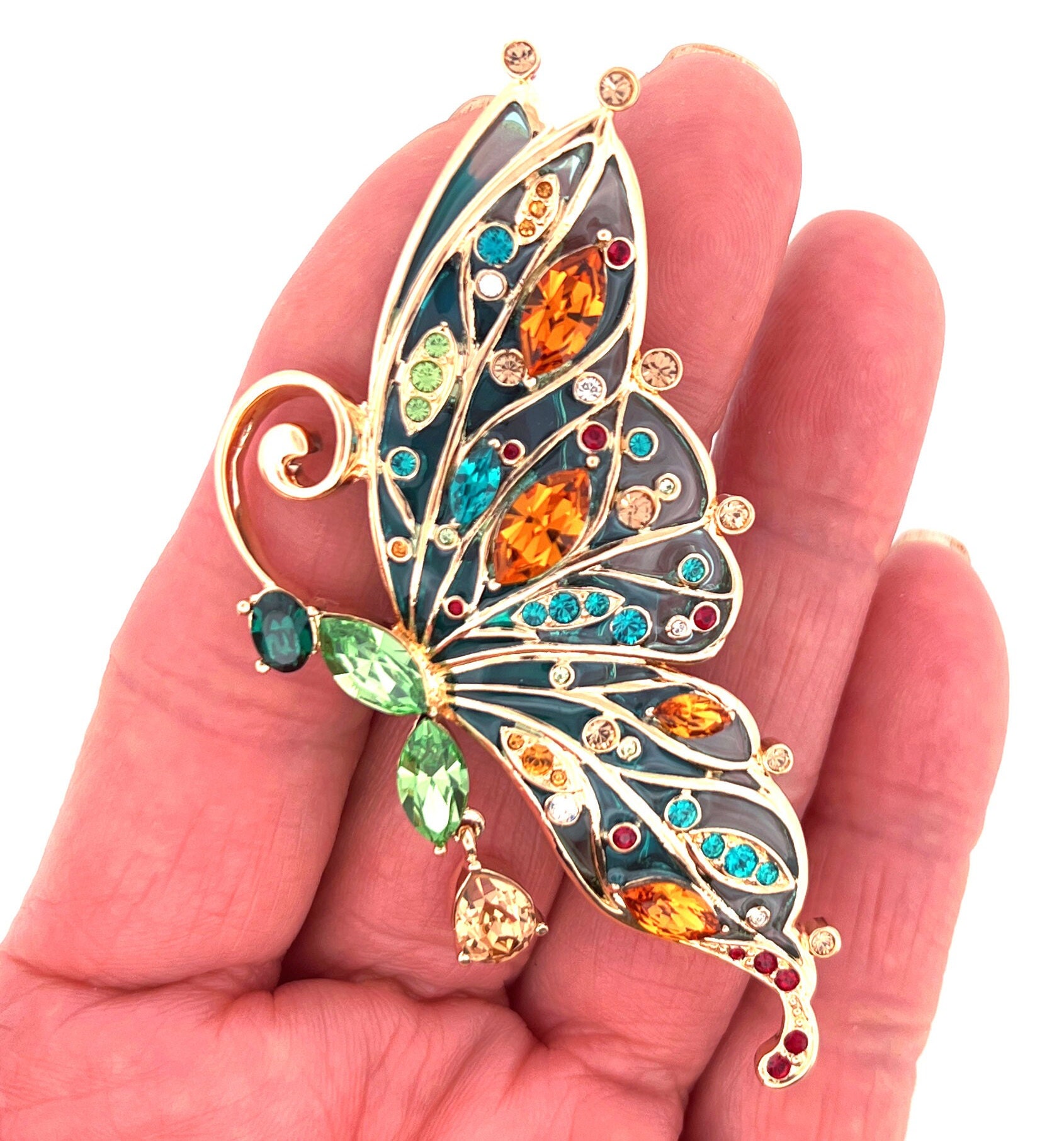 JewelAriDesigns Butterfly Pin Brooch