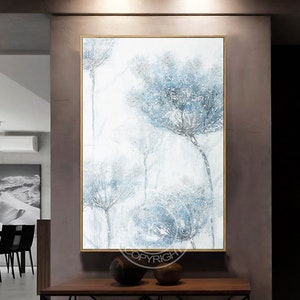 Beautiful piece of hand-painted contemporary artwork printable, oil paints on canvas, for living room, dining room even office space