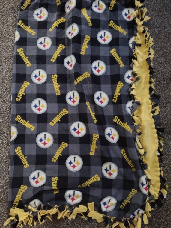 steelers tie blanket