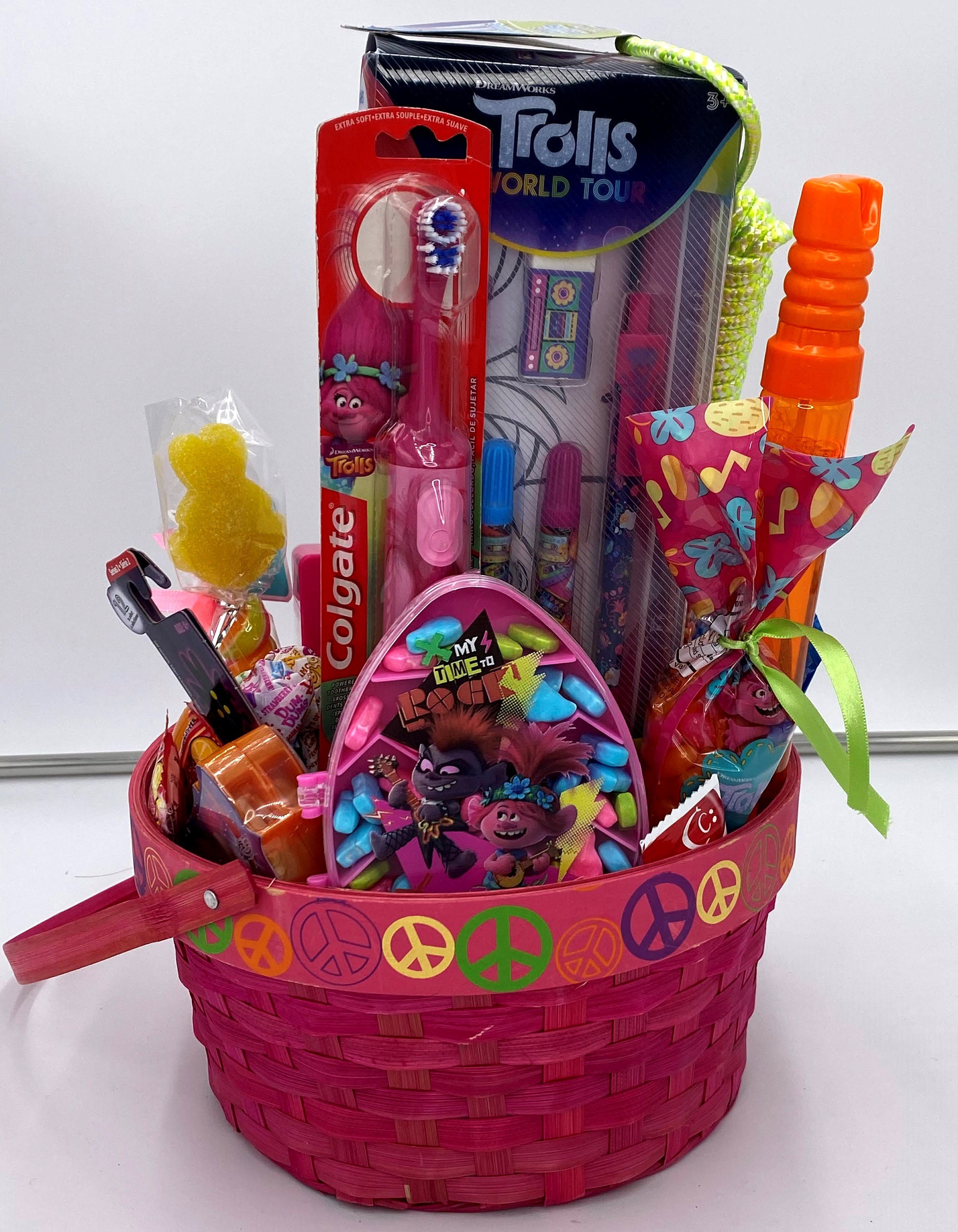 Trolls World Tour Easter Basket Etsy