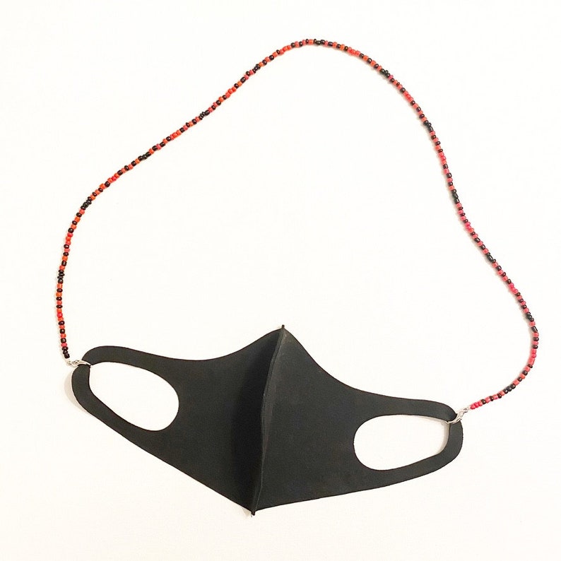 necklace Georgia Bulldogs Atlanta Falcons mask holdermask chain Team Mask Necklace wrap bracelet Maryland 3-in-1 mask necklace