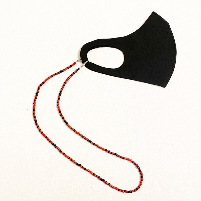 necklace Georgia Bulldogs Atlanta Falcons mask holdermask chain Team Mask Necklace wrap bracelet Maryland 3-in-1 mask necklace