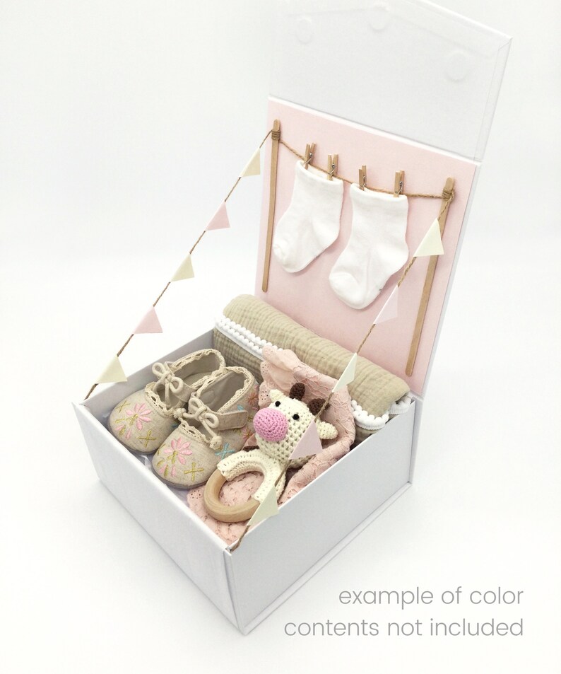 Baby Gift Box Personalized Baby Reveal Pregnancy Etsy