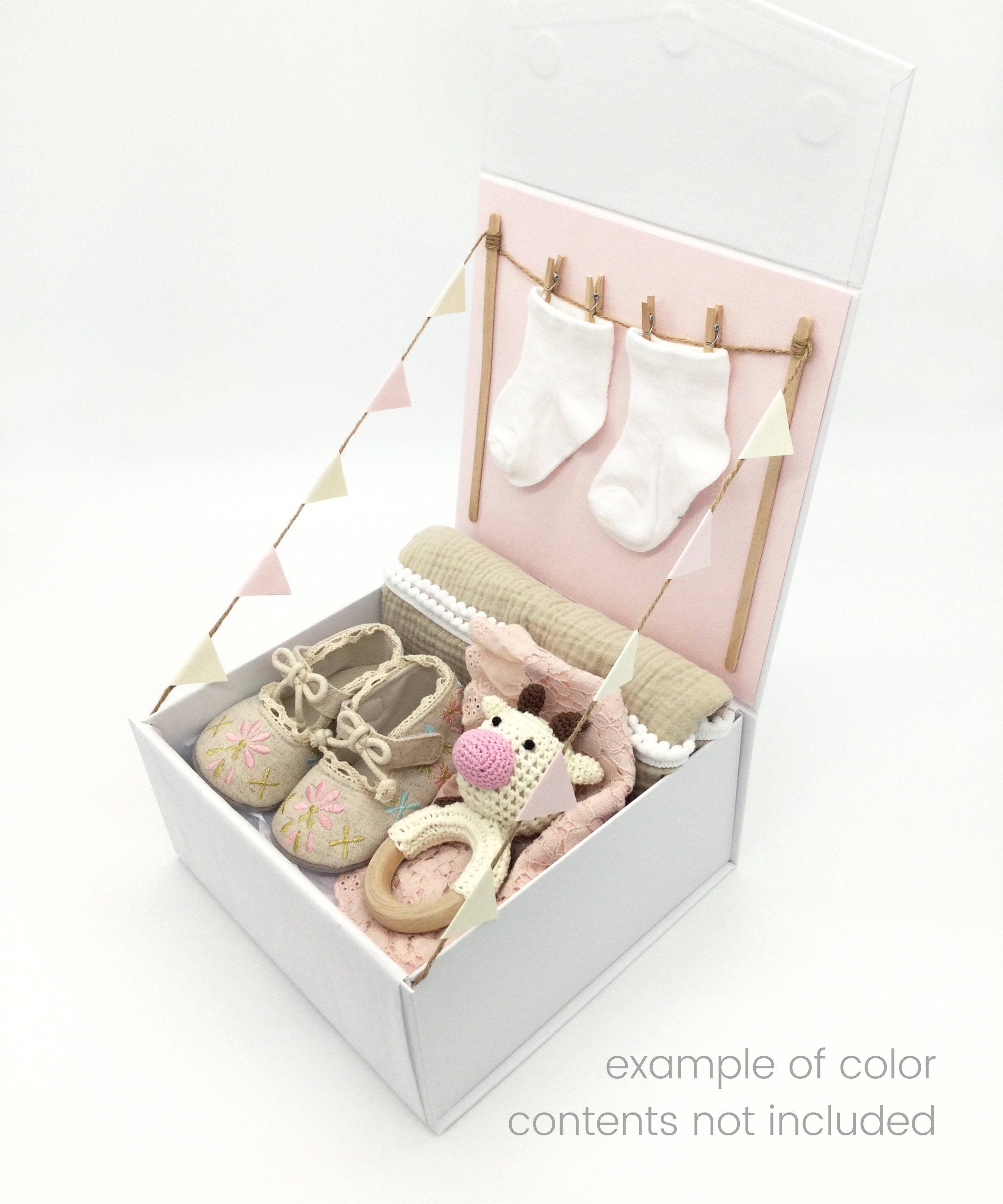 Baby Gift Box Personalized Baby Reveal Pregnancy Etsy
