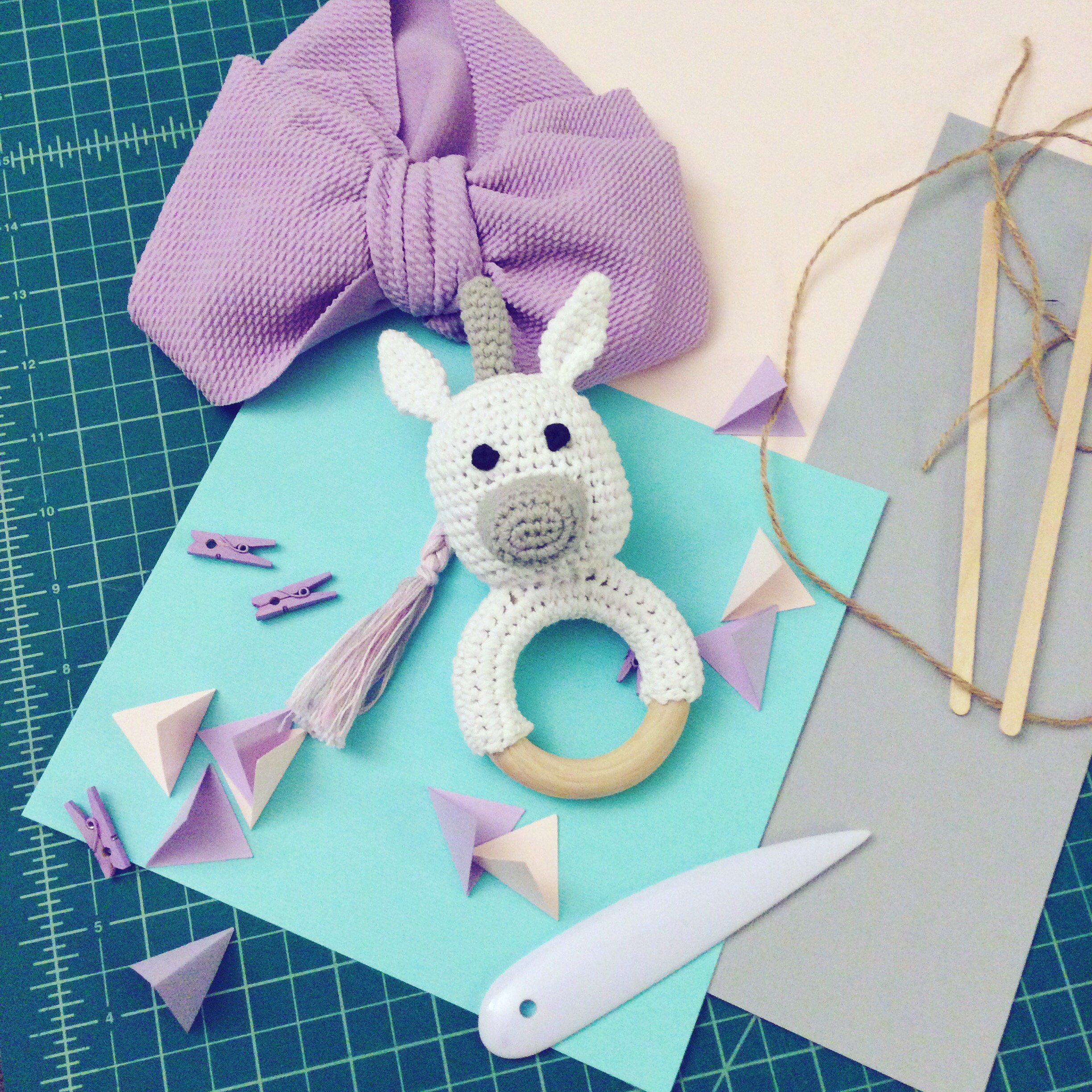 Baby Rattle Baby Gift Crochet Rattle Mother to be Gift Etsy