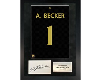 alisson becker signed shirt