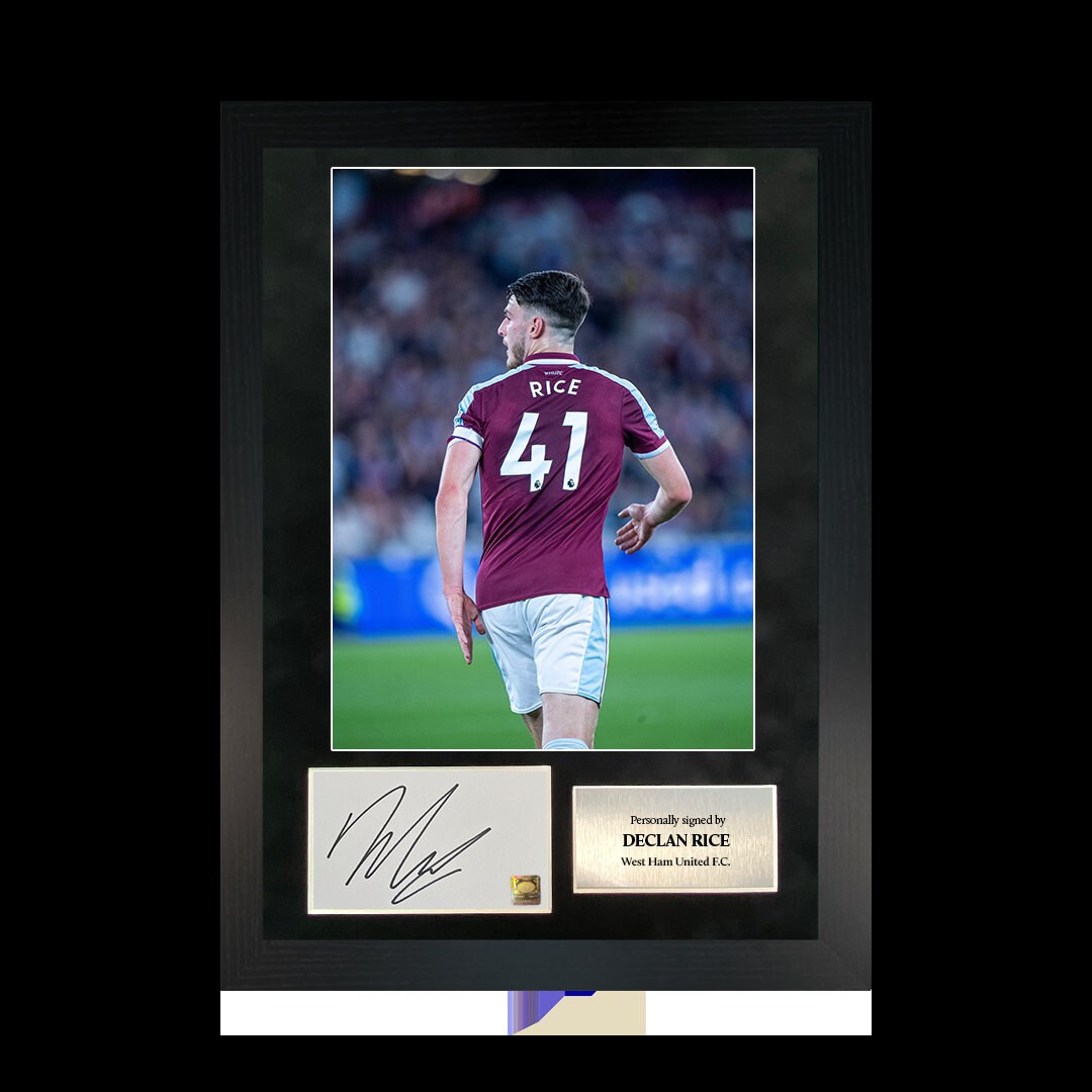 Declan Rice | A3 Hand-signed Photo Frame W/ COA - Etsy