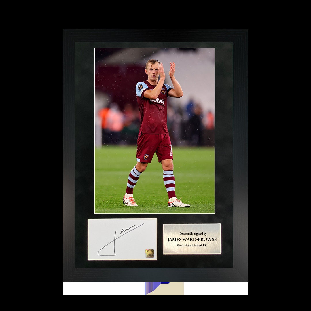 James Wardprowse A3 Handsigned Photo Frame W/ COA Etsy