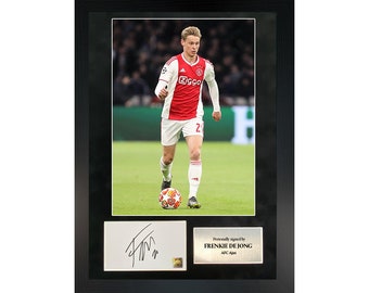 Frenkie de Jong | A3 Hand-Signed Photo Frame W/ COA