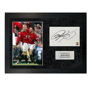 Ryan Giggs | A4 Hand-Signed Photo Frame W/ COA