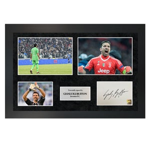 Gianluigi Buffon | A3/A4 Hand-Signed Triple Photo Frame W/ COA