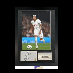 Richarlison | A3 Hand-Signed Photo Frame W/ COA