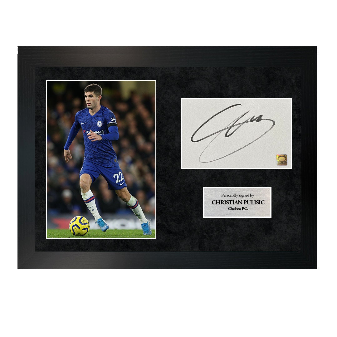 Christian Pulisic | A4 Hand-Signed Photo Frame W/ COA