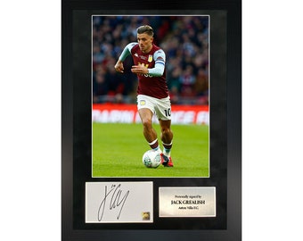 Jack Grealish | A3 Hand-Signed Photo Frame W/ COA