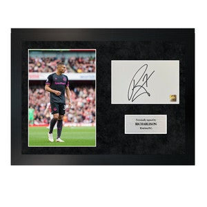 Richarlison | A4 Hand-Signed Photo Frame W/ COA