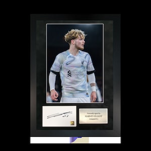 Harvey Elliot | A3 Hand-Signed Photo Frame W/ COA