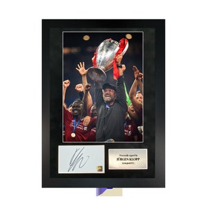 Jurgen Klopp | A3 Hand-Signed Photo Frame W/ COA