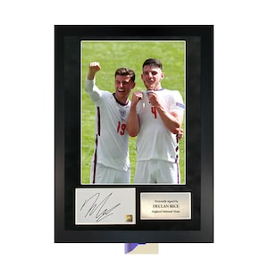Declan Rice | A3 Hand-Signed Photo Frame W/ COA