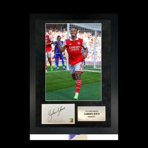 Gabriel Jesus | A3 Hand-Signed Photo Frame W/ COA