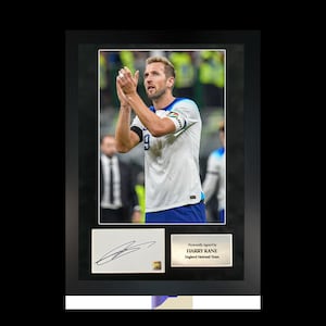Harry Kane | A3 Hand-Signed Photo Frame W/ COA