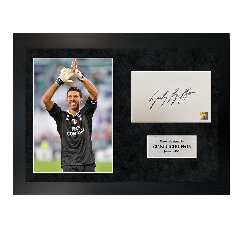 Buffon Signature Gianluigi Buffon A4 Hand-signed Photo Frame W/ COA - Etsy