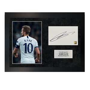 Harry Kane | A4 Hand-Signed Photo Frame W/ COA