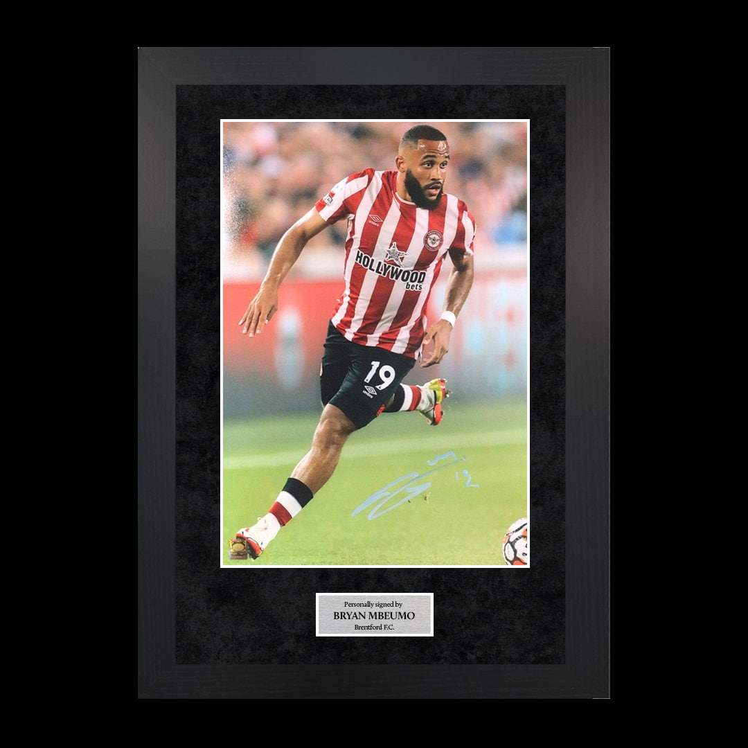 Bryan Mbeumo Signed Photo W/ COA UK
