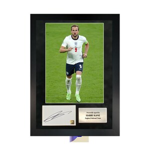 Harry Kane | A3 Hand-Signed Photo Frame W/ COA
