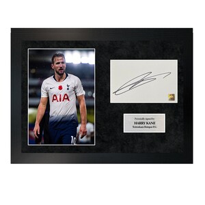 Harry Kane | A4 Hand-Signed Photo Frame W/ COA